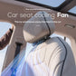 USB Car Headrest Cooling Fan with 3 Speeds