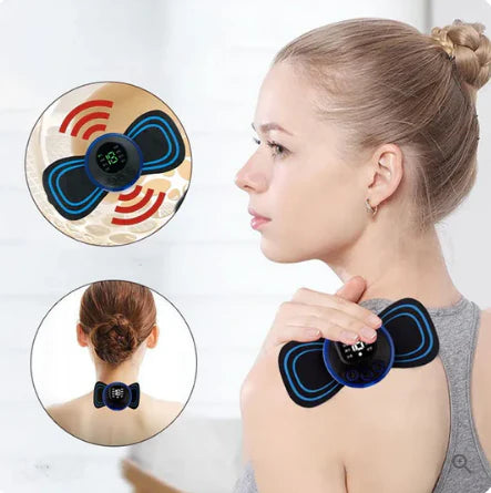 🔥HOT SALE - BUY 1 GET 1 FREE!🔥Portable Massager with 8 Modes and LCD Screen - Mini Muscle Stimulator for Pain Relief