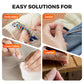 🧵🪡37 Pcs Large Eye Sewing Needles Set - Big Eye Needles for Easy Threading | Heavy Duty Hand Needles for Leather, Denim, Yarn & Craft