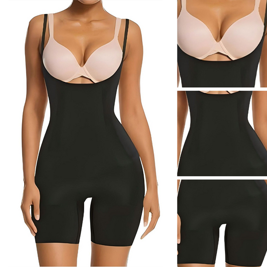 Sleeveless Tummy Control Shapewear Bodysuit