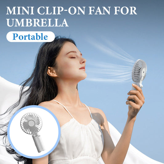 Portable Mini Clip-On Fan for Umbrella