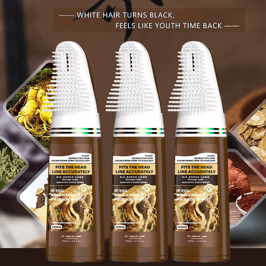 ✨Portable Safe Hair Dye Comb & Shampoo