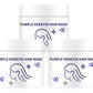 💜BUY 3 GET 2 FREE✨Purple Keratin Hair Mask - Intense Repair for Curly or Color-Treated Hair, Restores Shine & Softness in 3 Mins🌿🧴