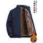 Hot Sale🏆Men's Solid Color Zip Up Warm Jacket -💪Anti-wrinkle, windproof, rainproof and snowproof!