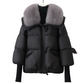🔥Free Shipping✈️Women’s Stylish Short Down Jacket With Fluffy Collar