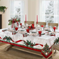 🎄 Kid-Friendly Christmas Tablecloth – Waterproof Rectangular Design, Wipe Clean for Holiday Messes!